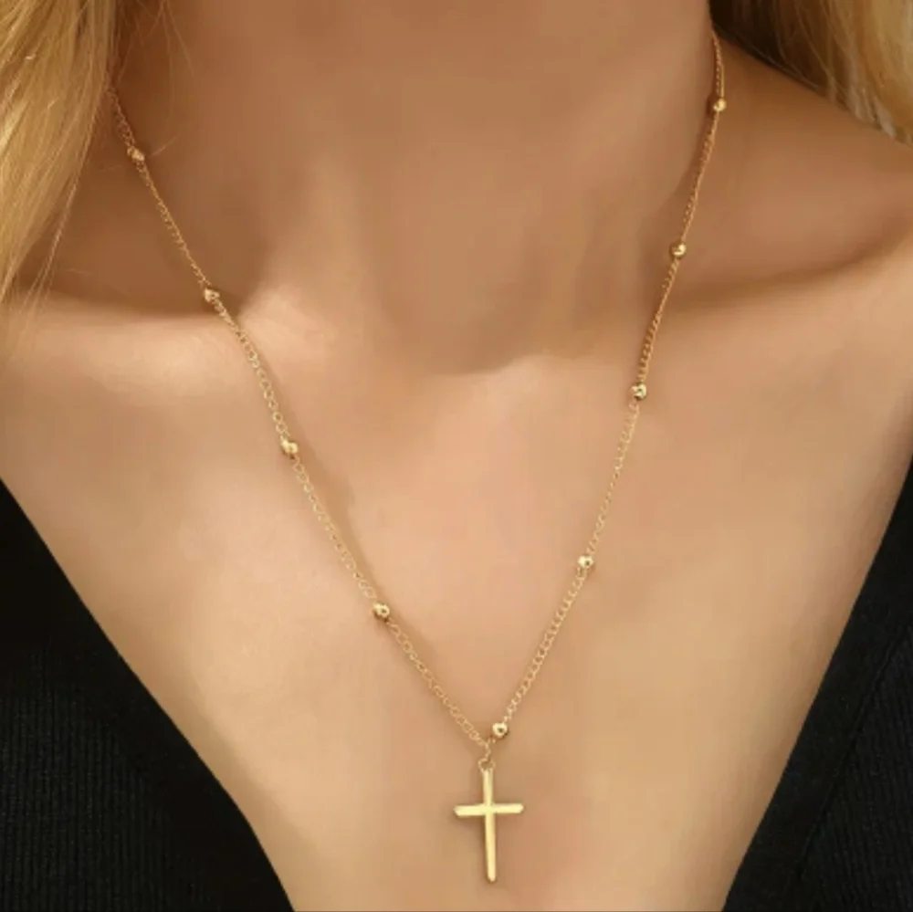 Gold Cross Necklace